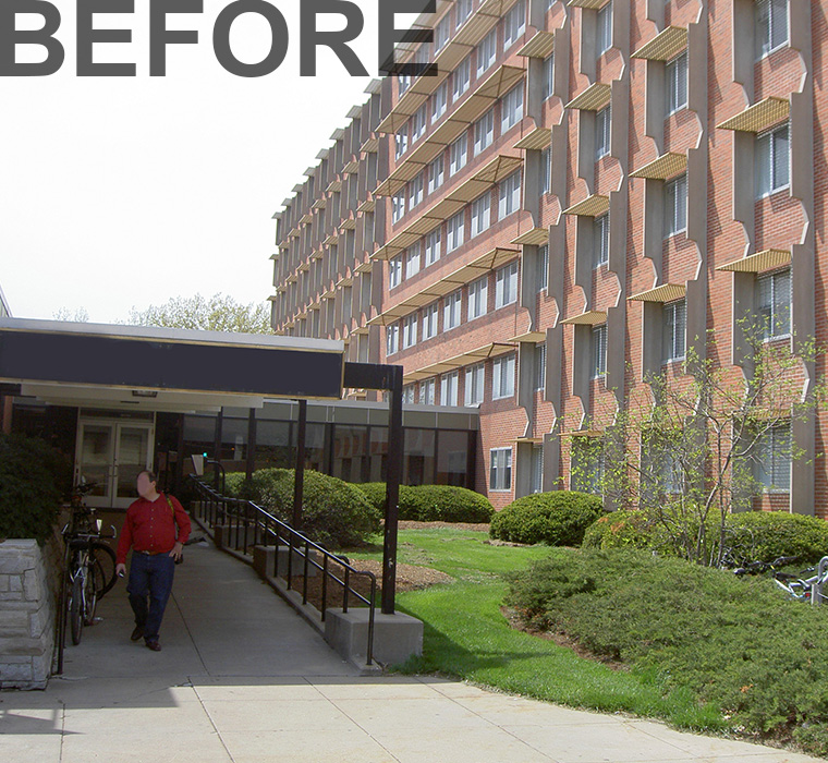 UMC Mark Twain - Courtyard - Before